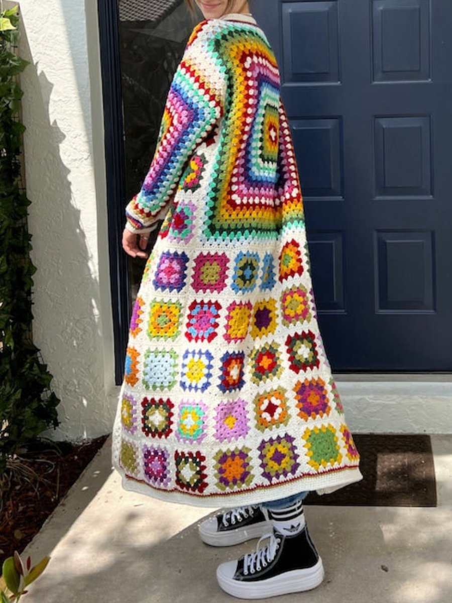 Crochet Granny Square Cardigan