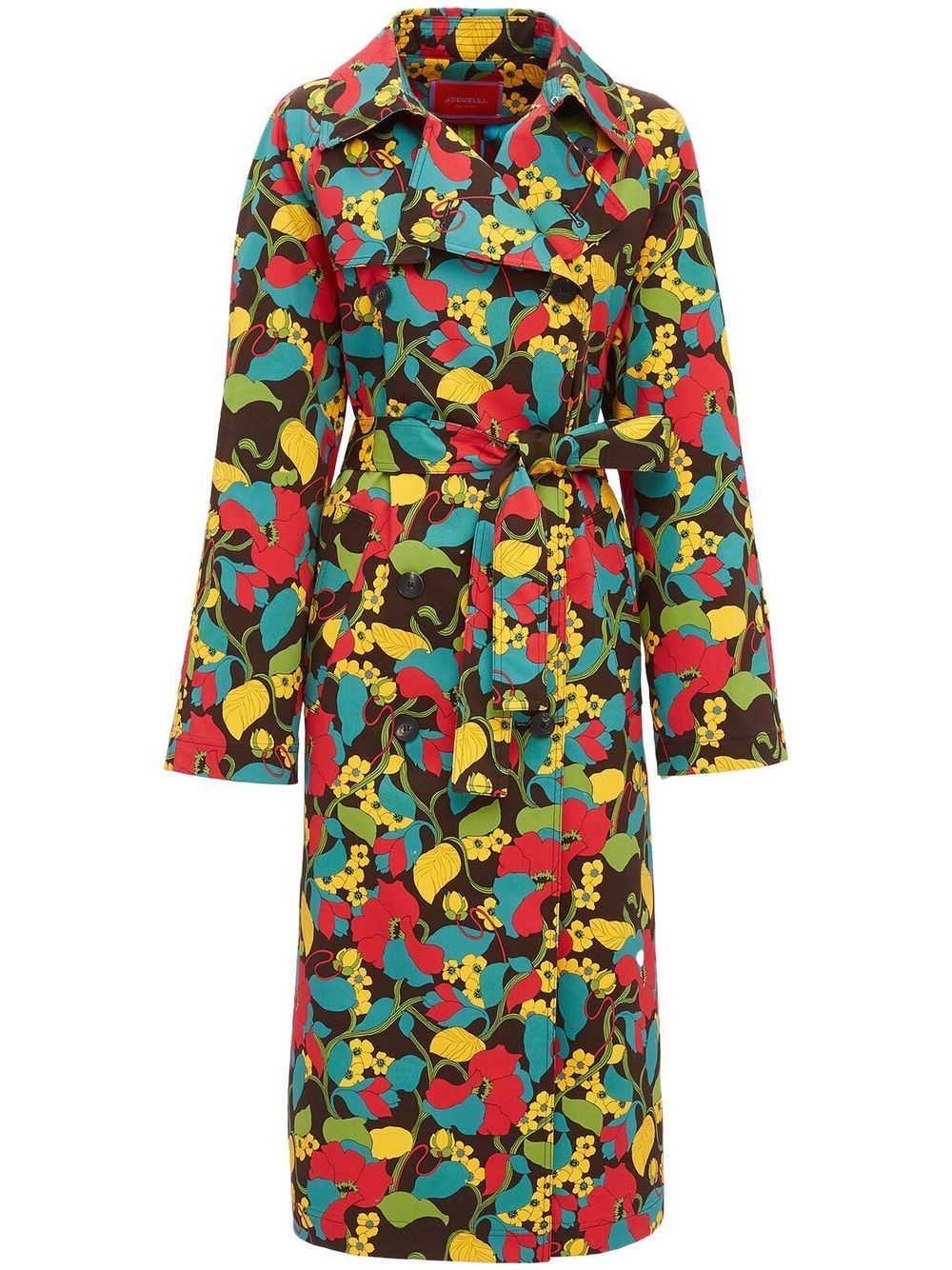 Milano Floral Print Shirt Coat