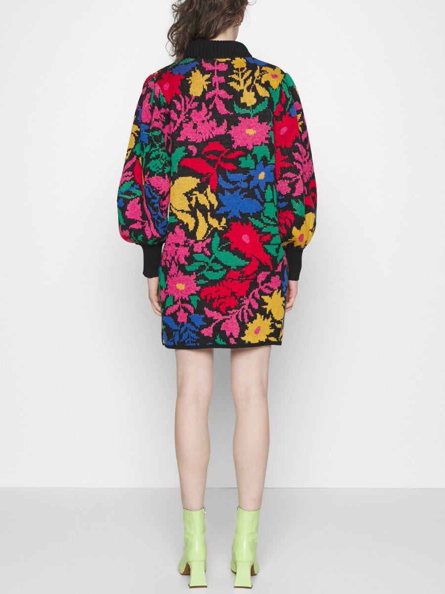 Tropical Garden Sweater Dress