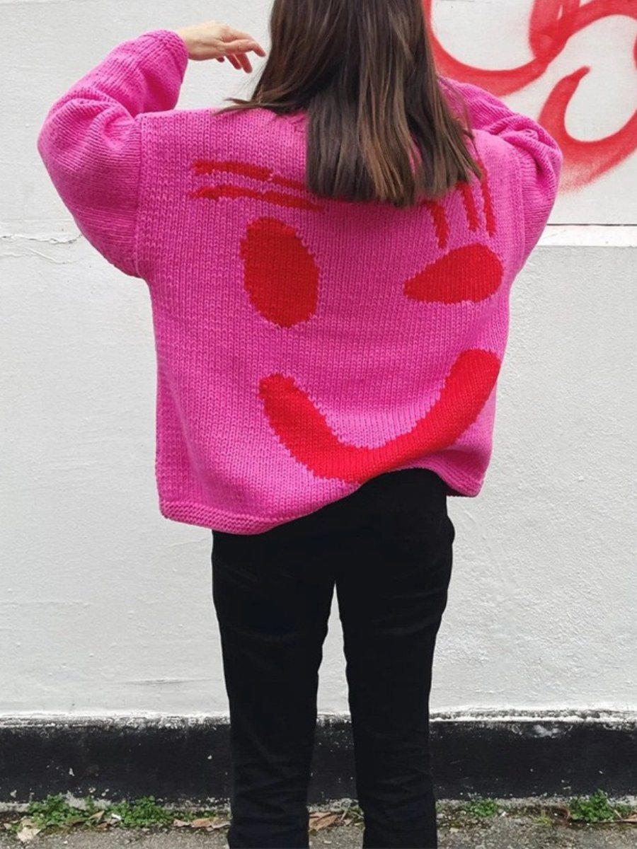 Happy Sunday Knit Jumpers Sweater