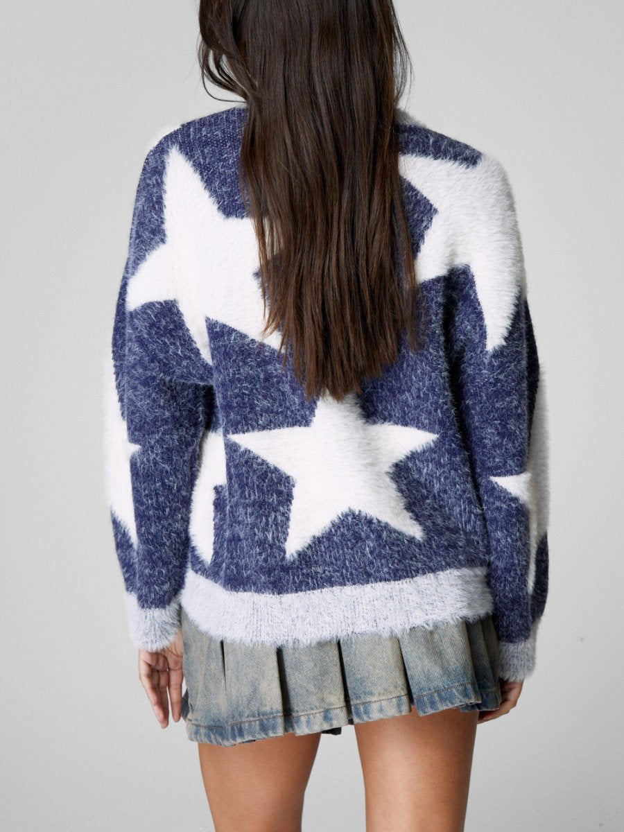 Star Jacquard Sweater