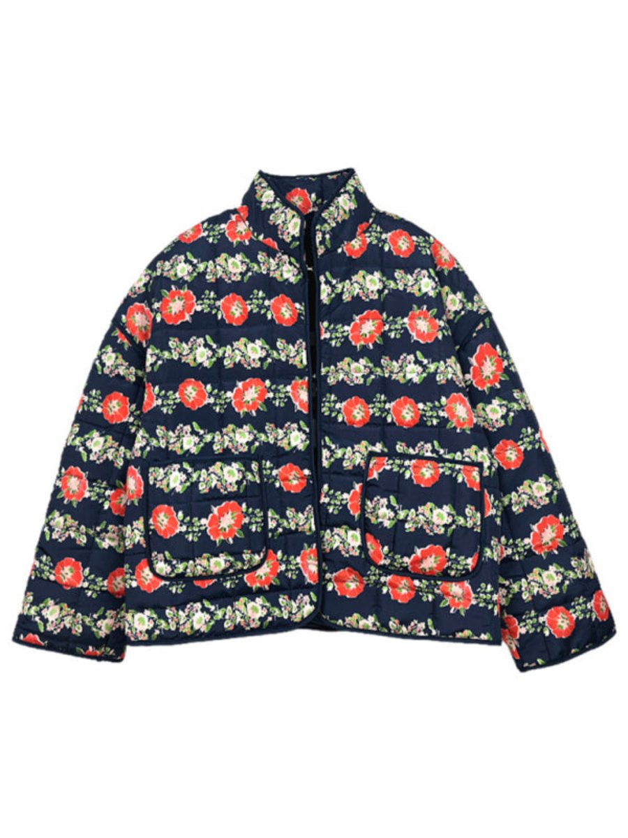 Floral Harmony Quilted Jacket