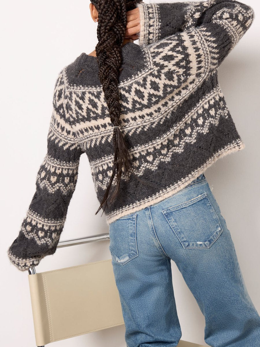 Fairisle Crew Neck Sweater