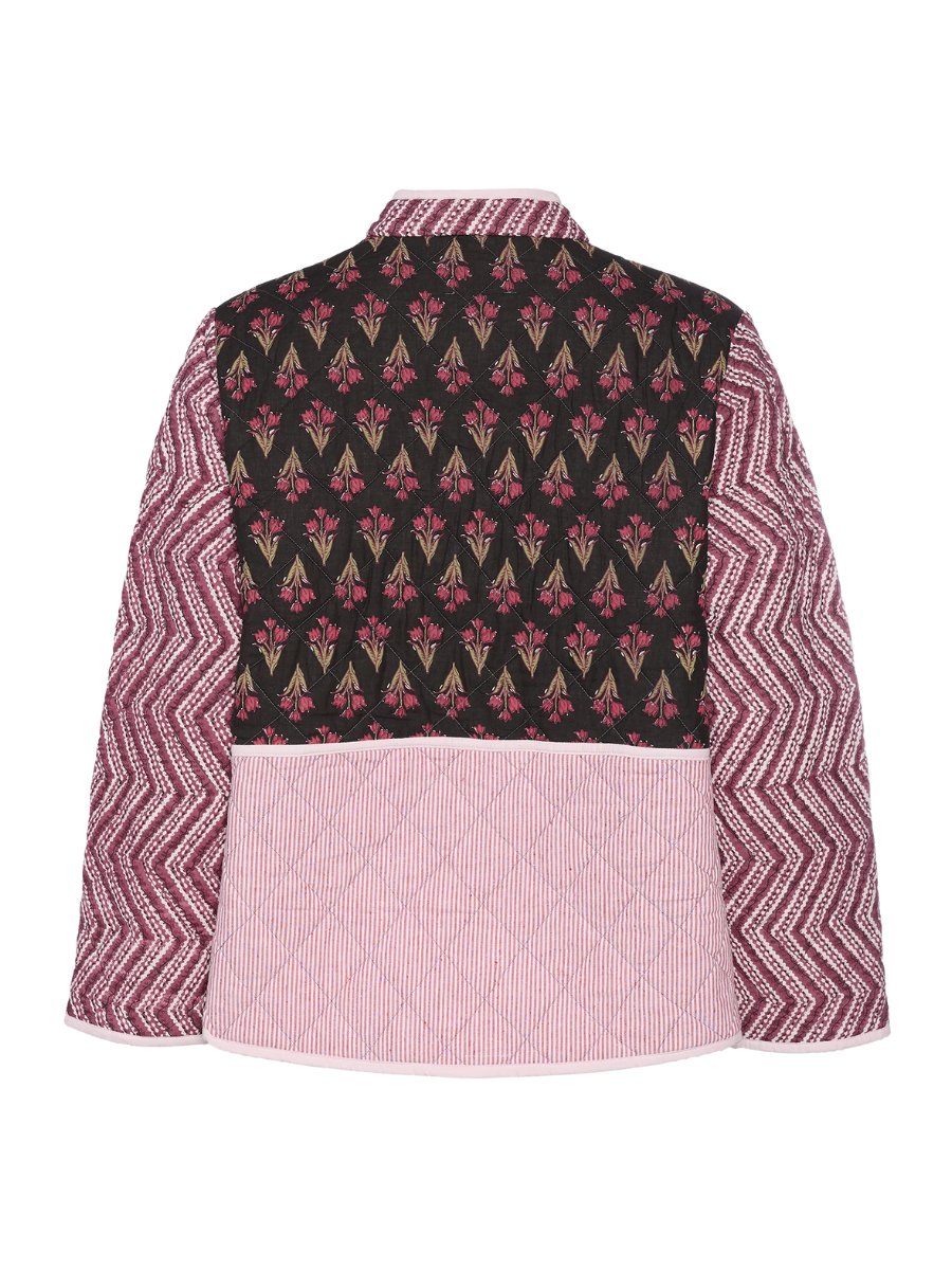 Patchwork Quilted Cotton Jacket