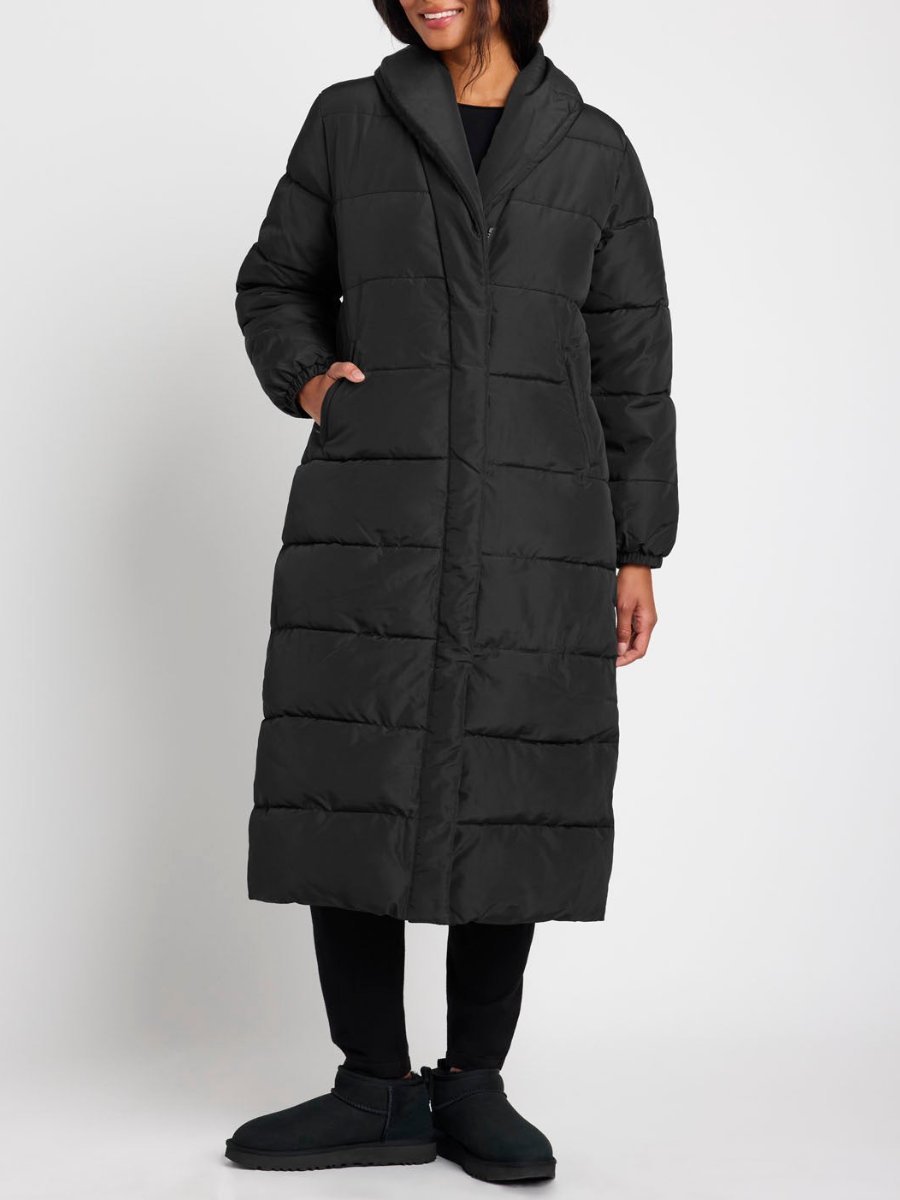 Water Resistant Long Puffer Coat