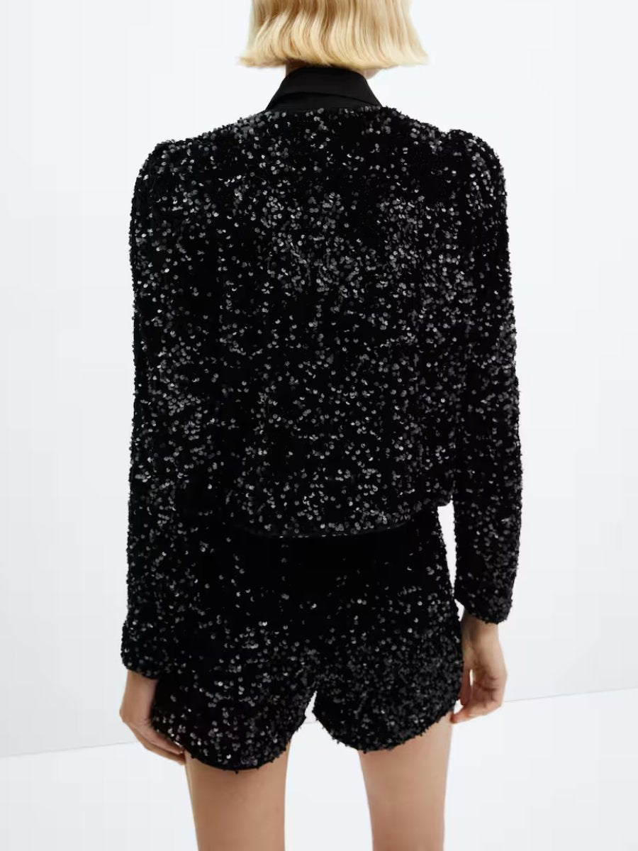 Sequin Embroidered Jacket