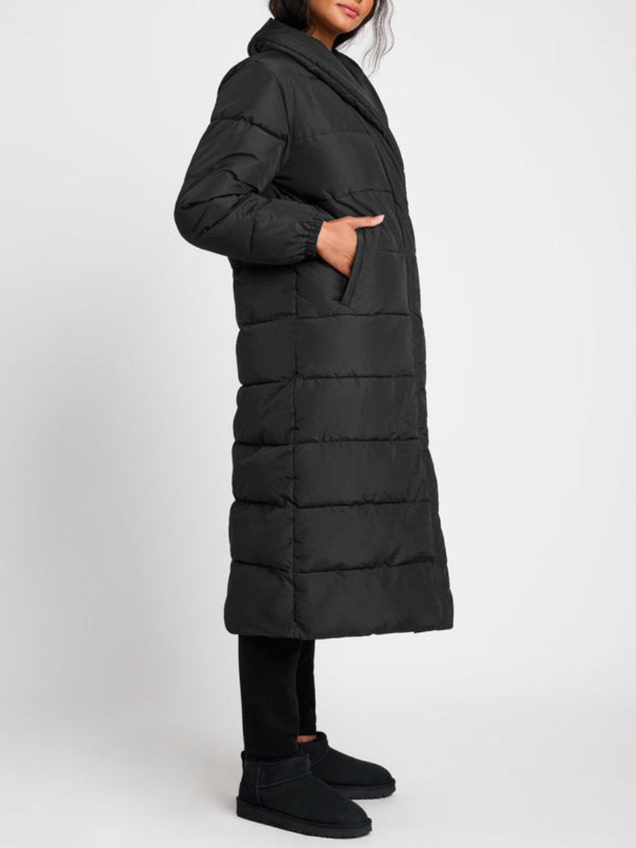 Water Resistant Long Puffer Coat