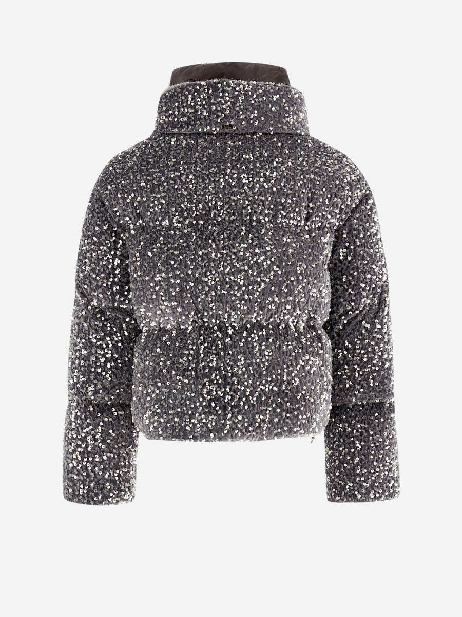 Sequin Down Jacket