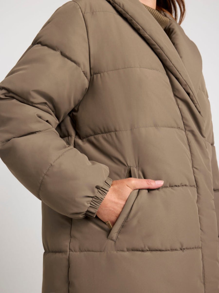 Water Resistant Long Puffer Coat