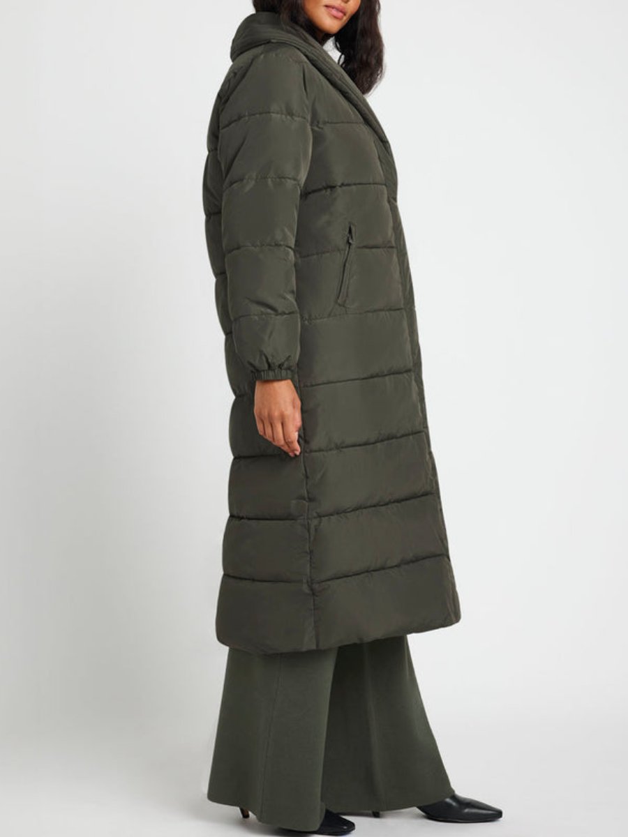 Water Resistant Long Puffer Coat