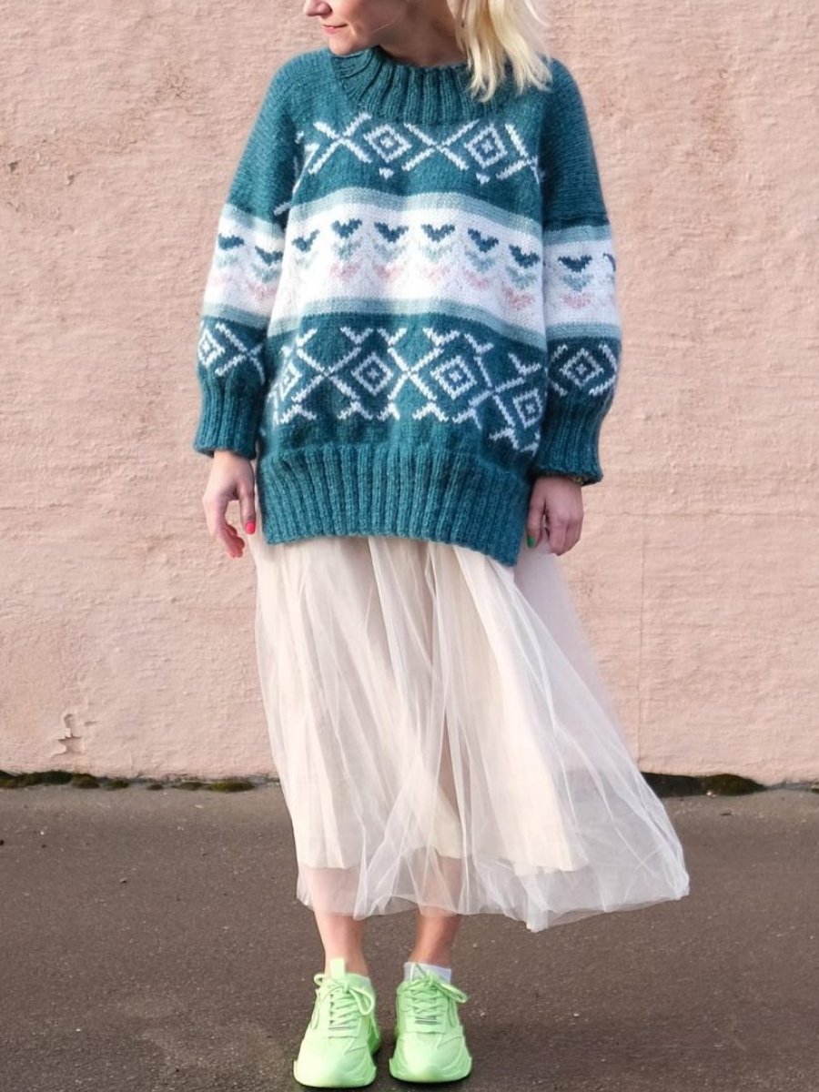 Folk Comfy Knitted Sweater