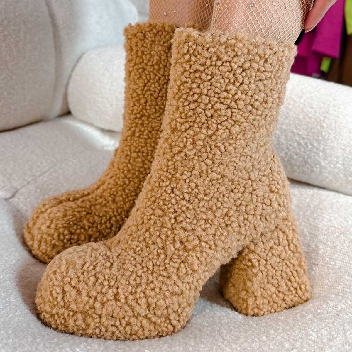 Plush Thick Sole Boots