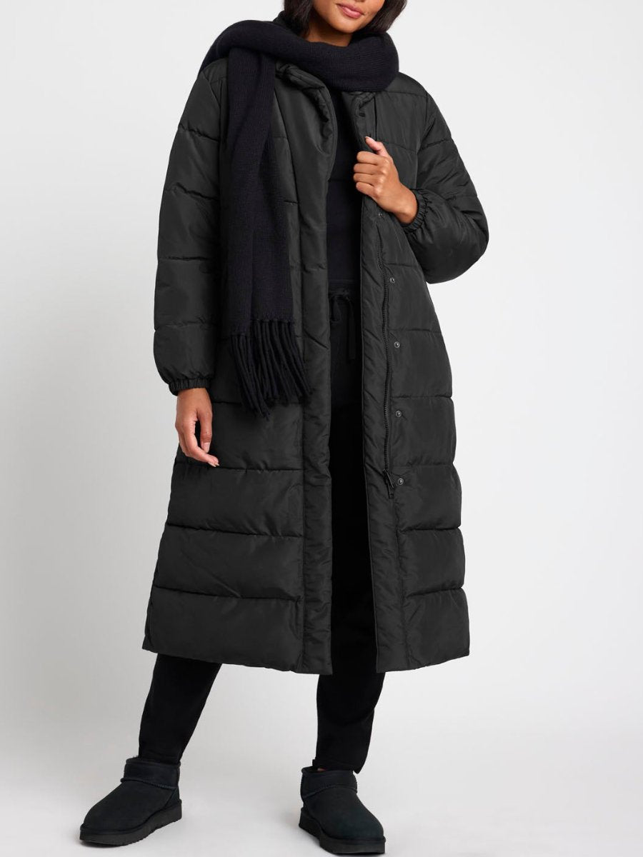 Water Resistant Long Puffer Coat