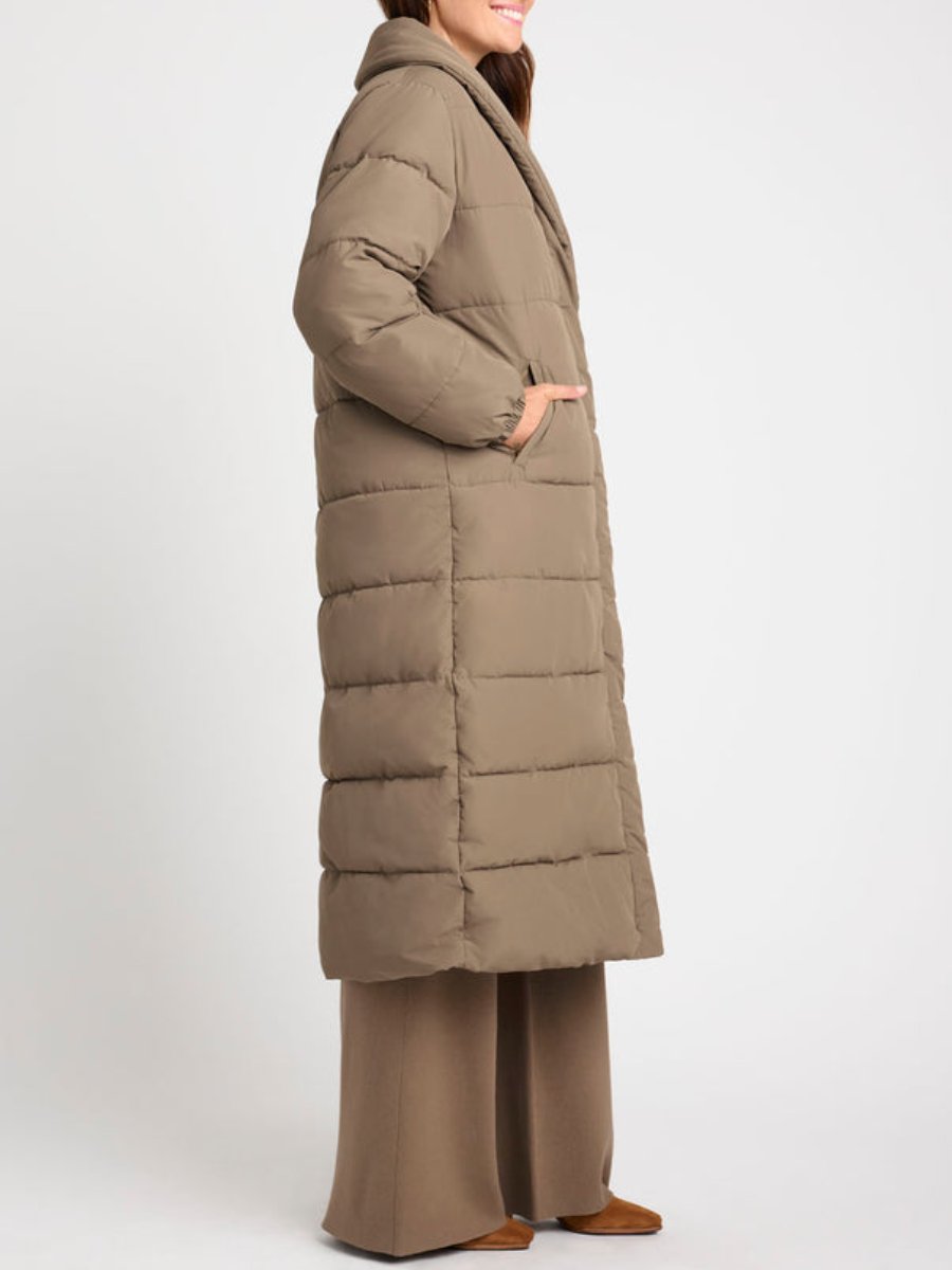 Water Resistant Long Puffer Coat