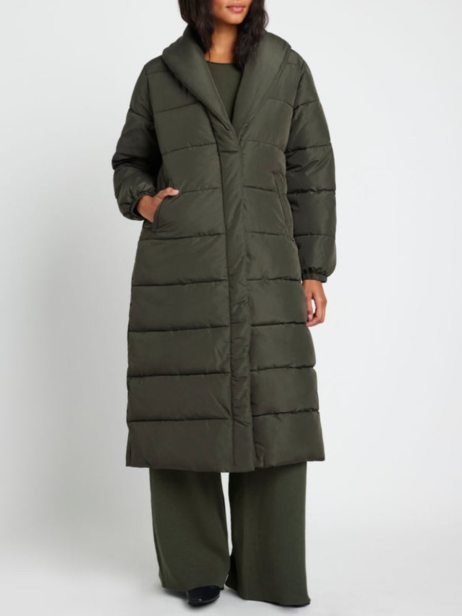 Water Resistant Long Puffer Coat