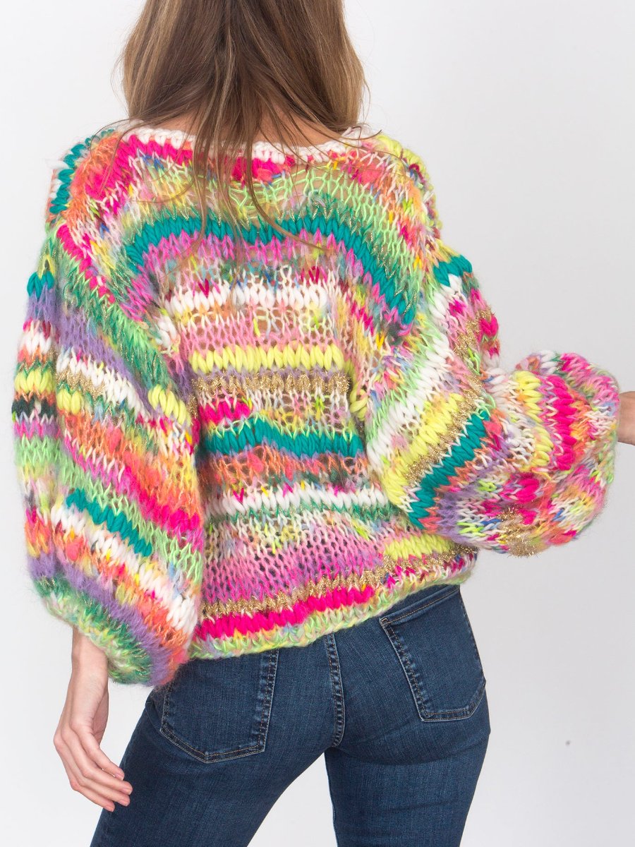 Colorful Handknitted Sweater