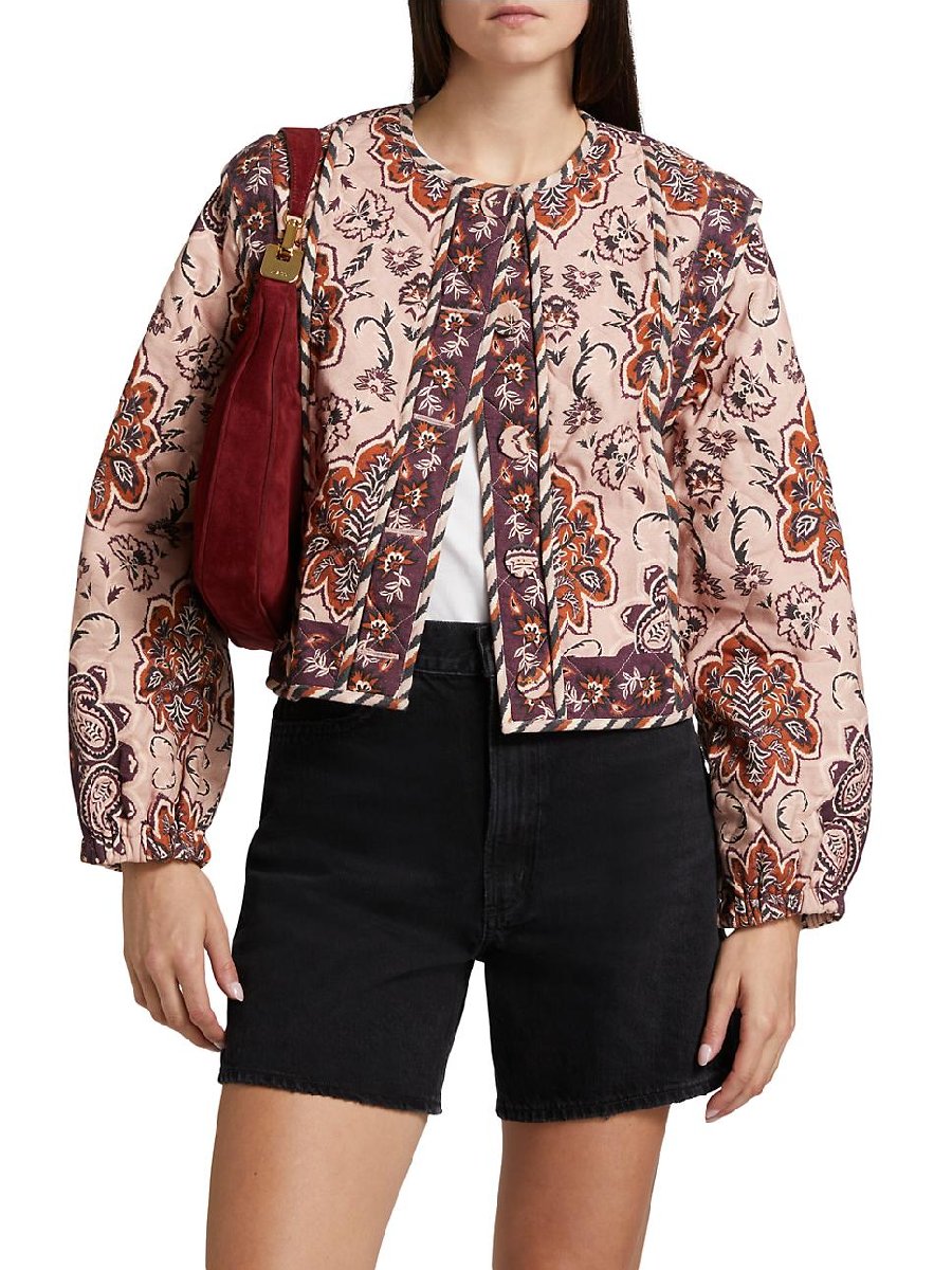 Glam Tapestry Cotton Quilted Jacket