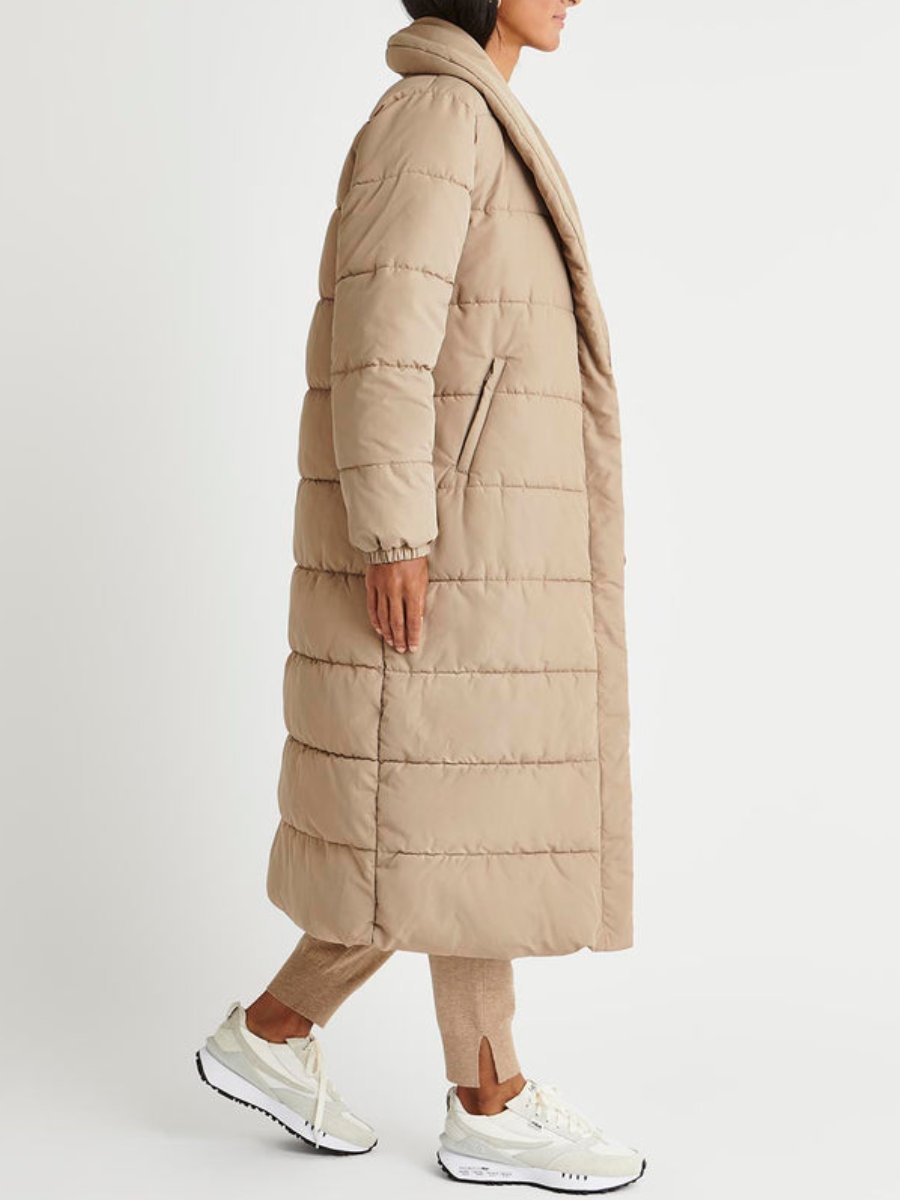 Water Resistant Long Puffer Coat