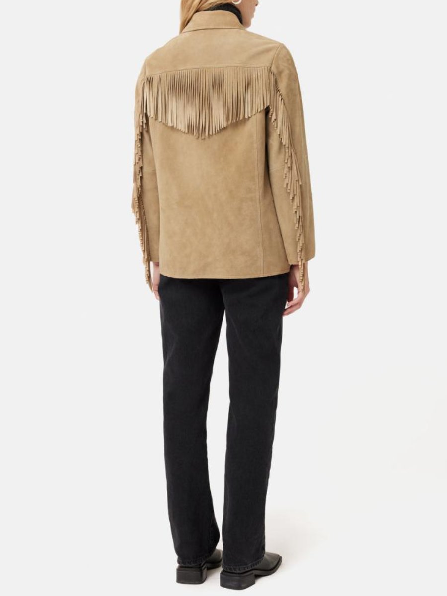 Fringed Suede Jacket