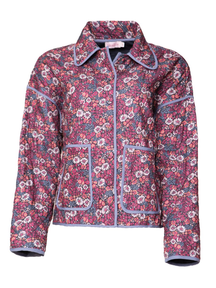 Quilted Floral Jacket