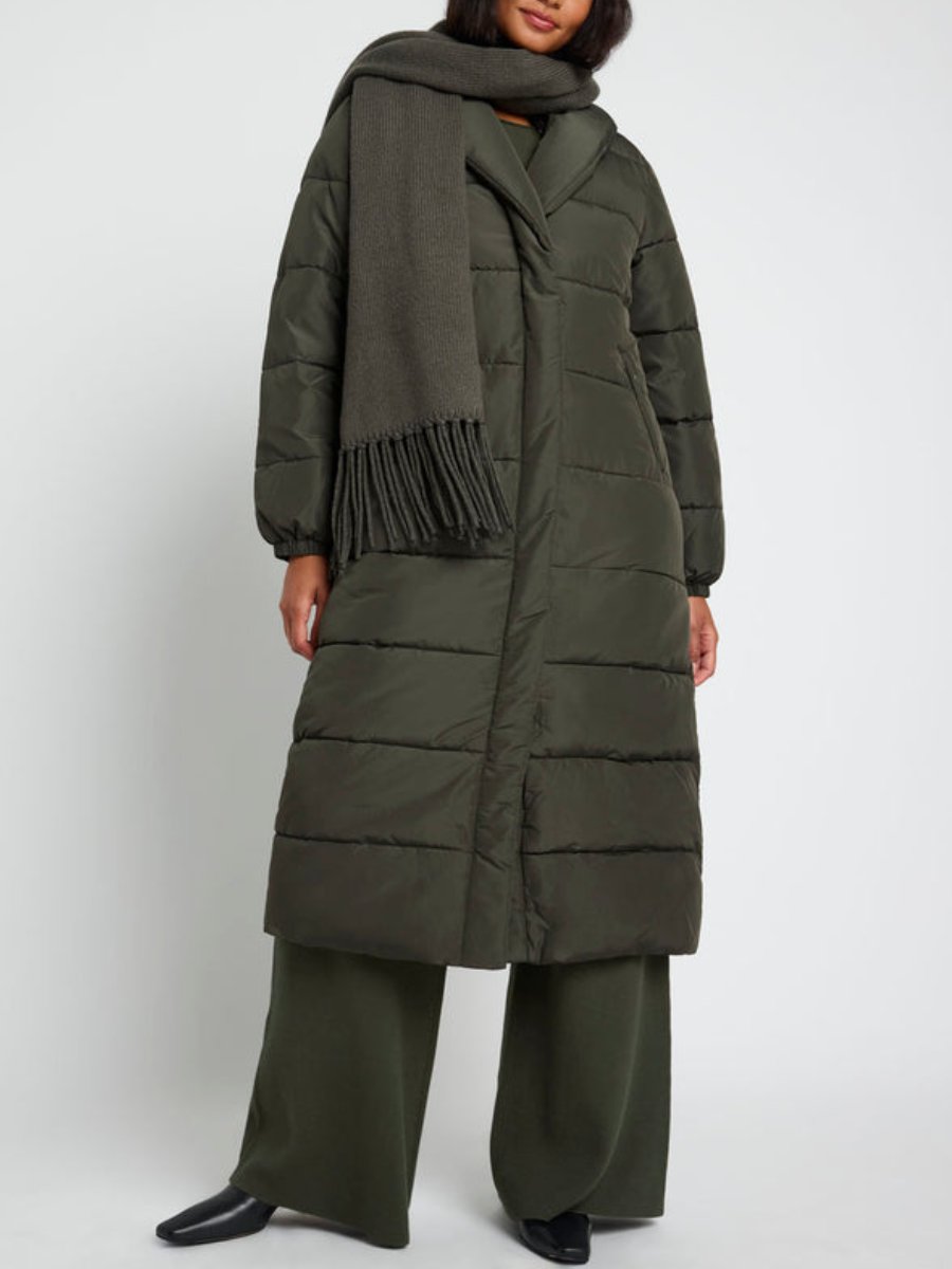 Water Resistant Long Puffer Coat