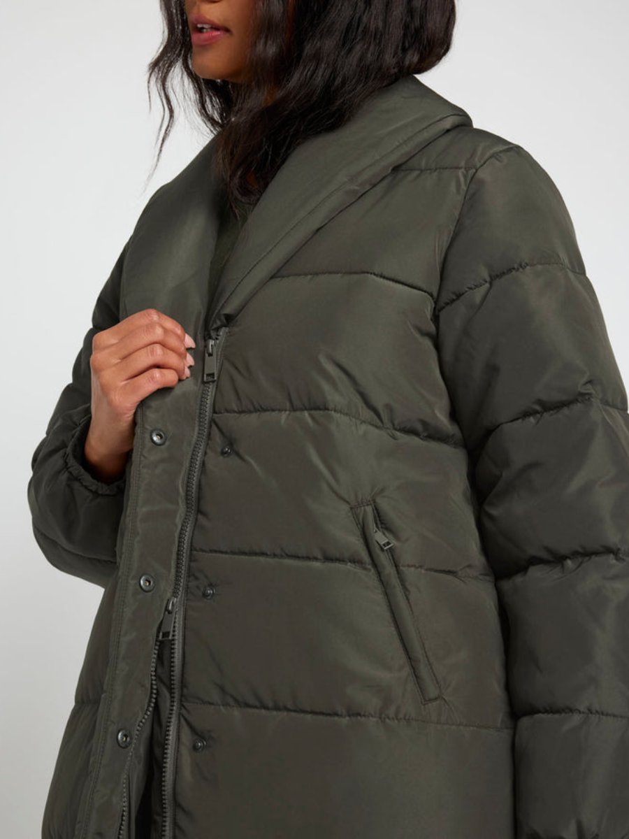 Water Resistant Long Puffer Coat