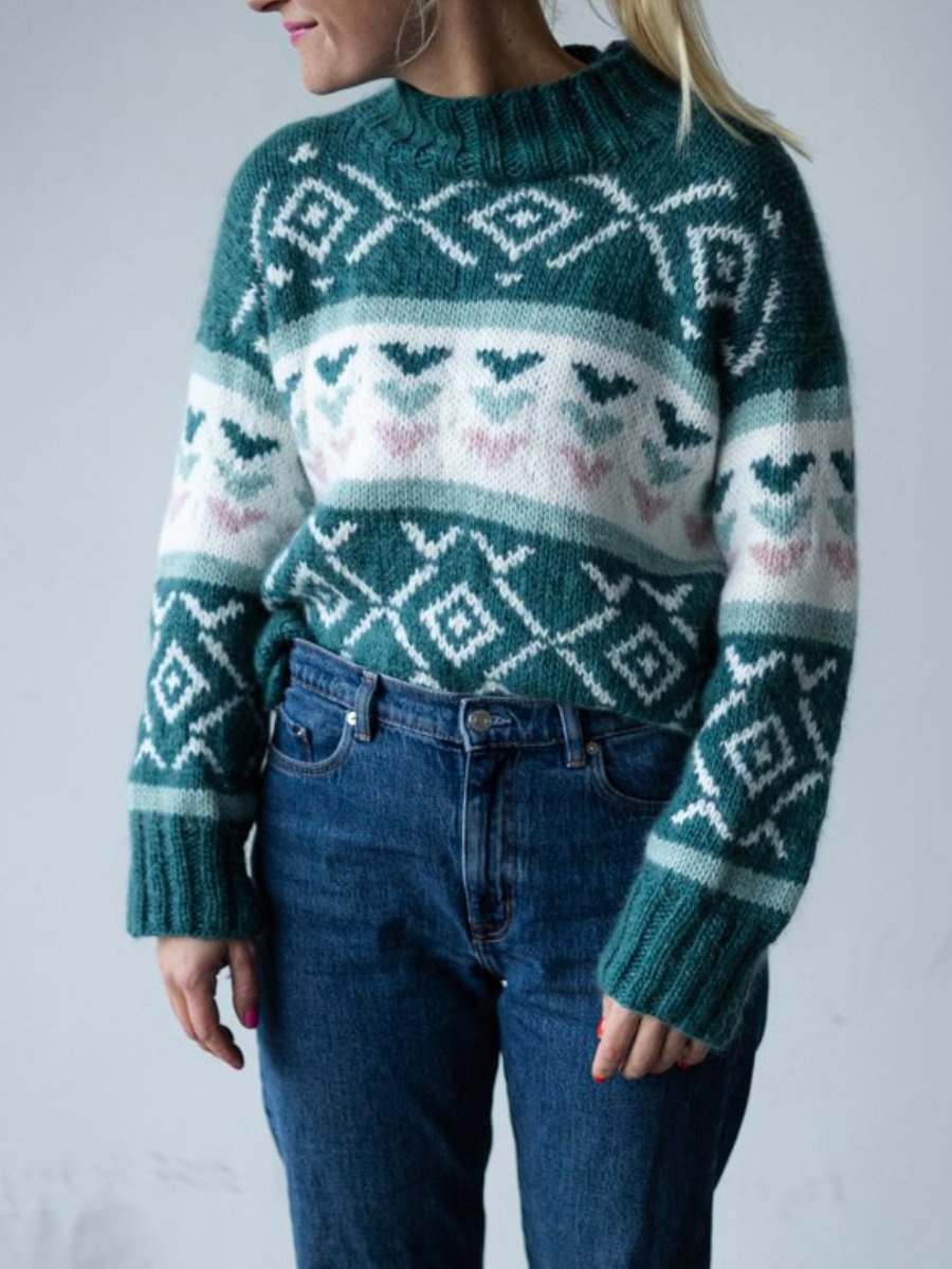 Folk Comfy Knitted Sweater