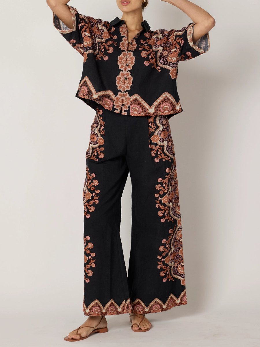 Dark Lagos Shirt With Pants