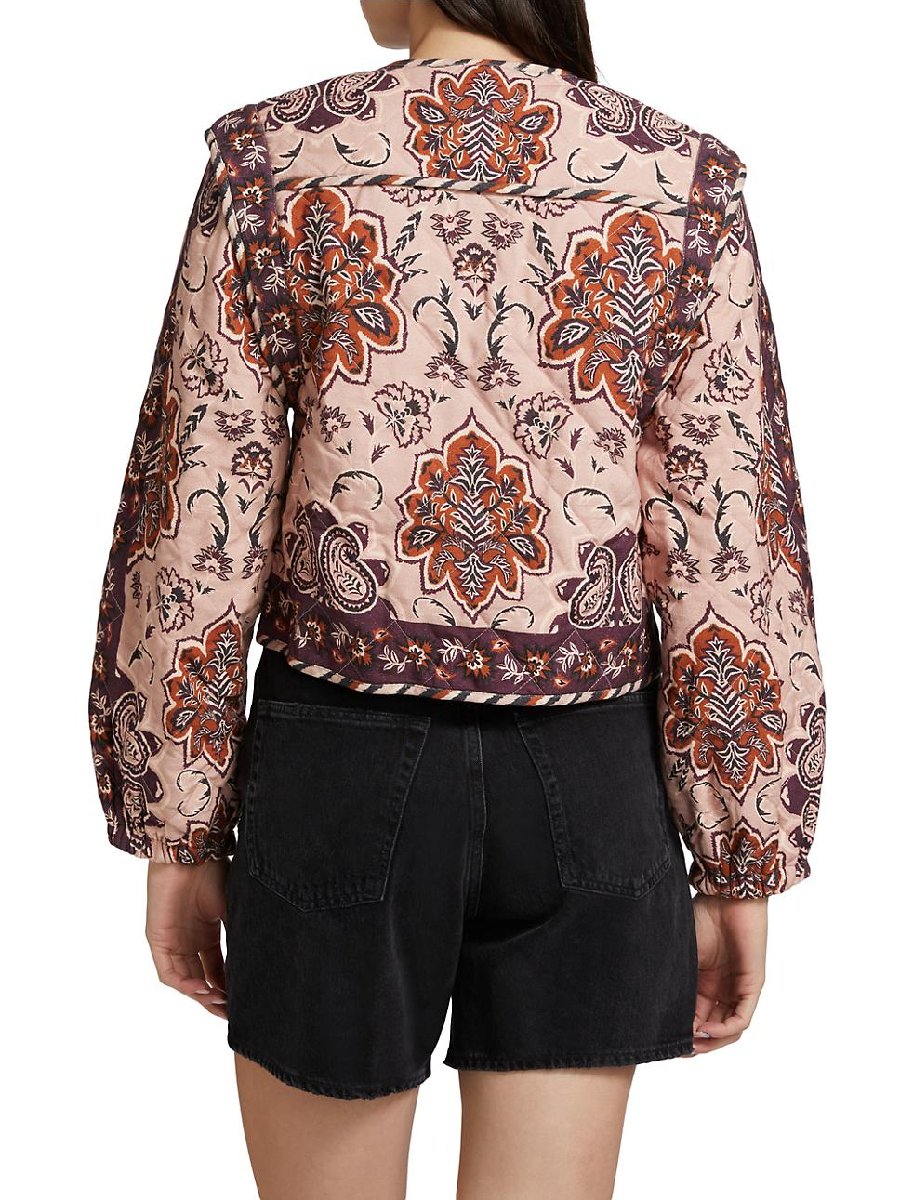 Glam Tapestry Cotton Quilted Jacket