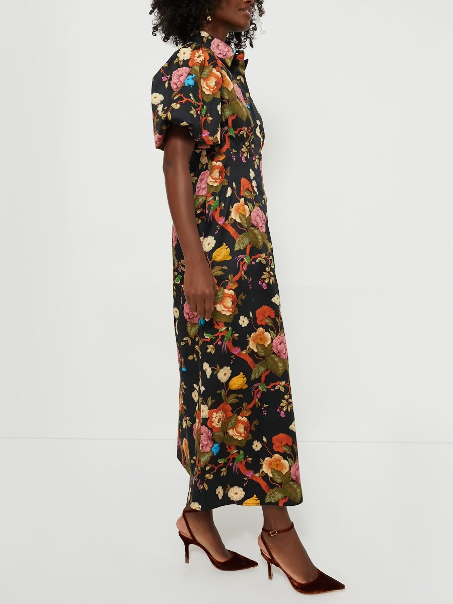 Baroque Floral Delaney Maxi Dress