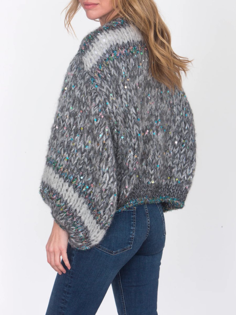 Sequin Knitted Cardigan