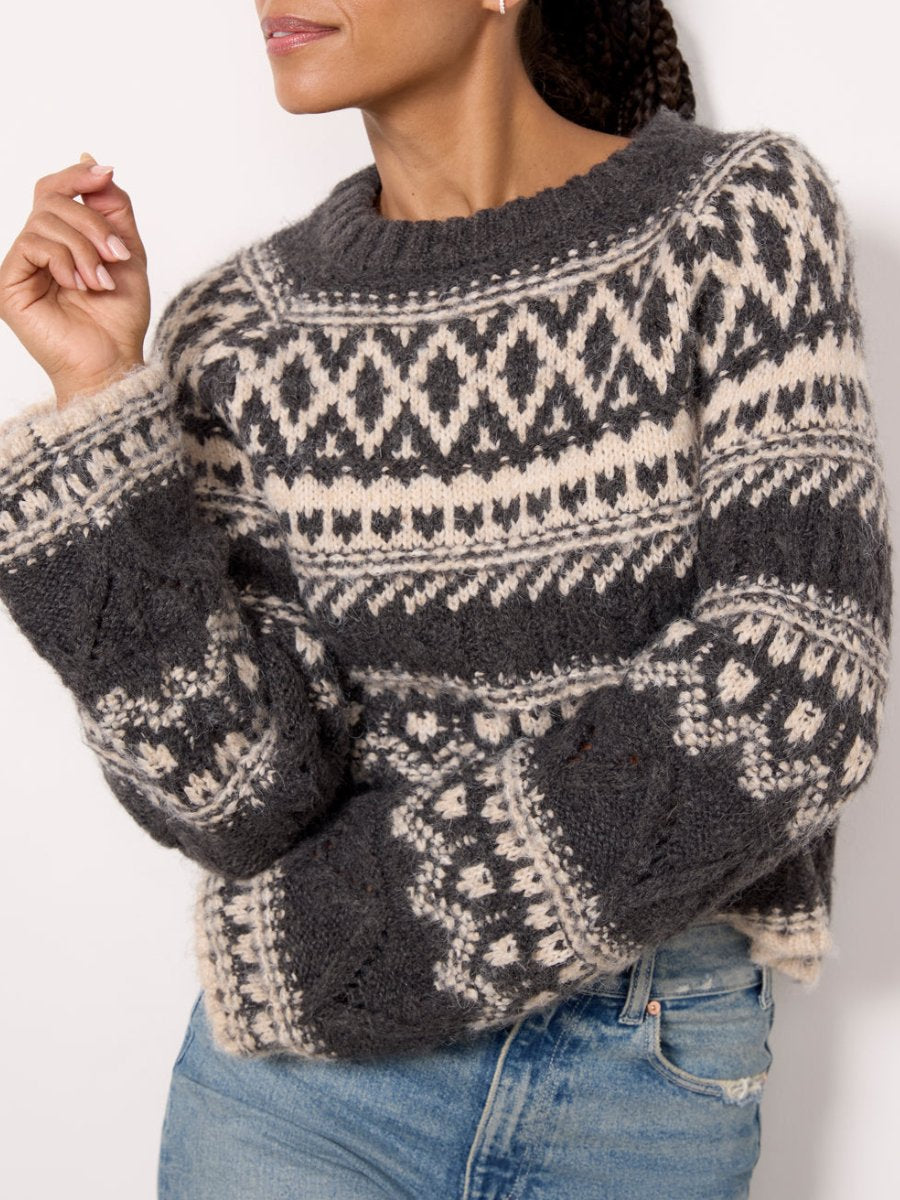 Fairisle Crew Neck Sweater