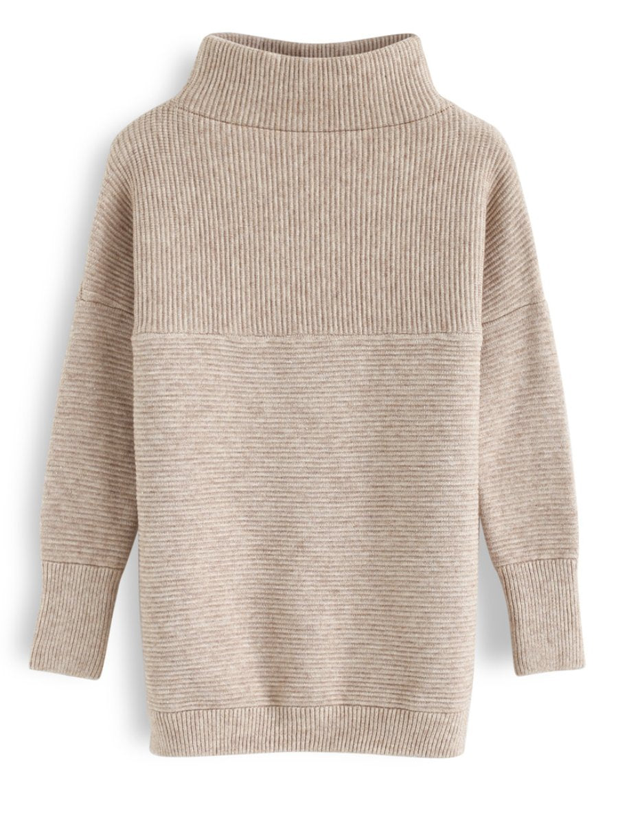 Cozy Ribbed Turtleneck Sweater