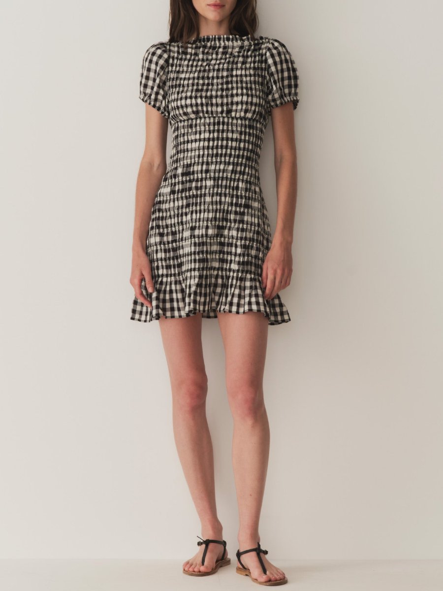 Marilyn Gingham Mini Dress