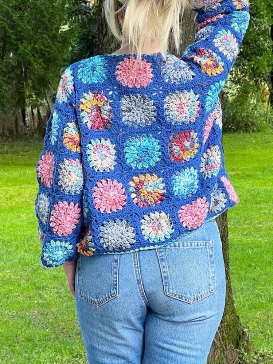 Hand Knit Daisy Sweater