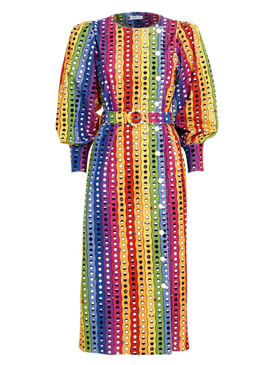 Rainbow Moon Midi Dress