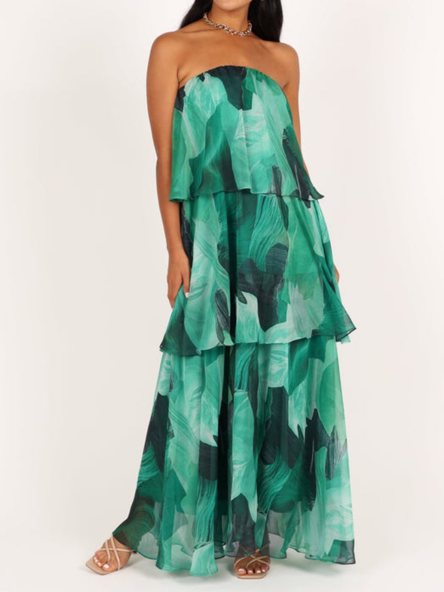 Bloom Strapless Maxi Dress