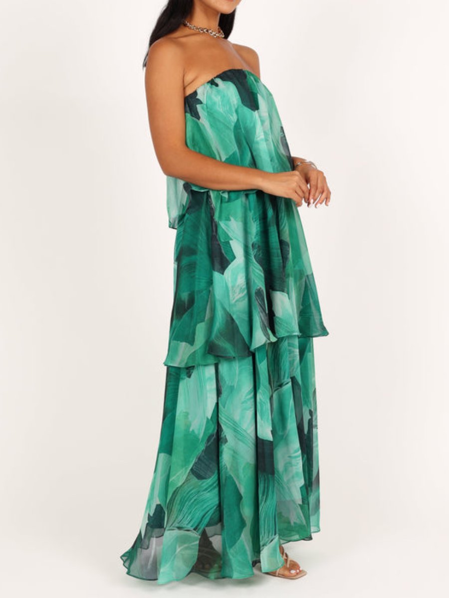 Bloom Strapless Maxi Dress