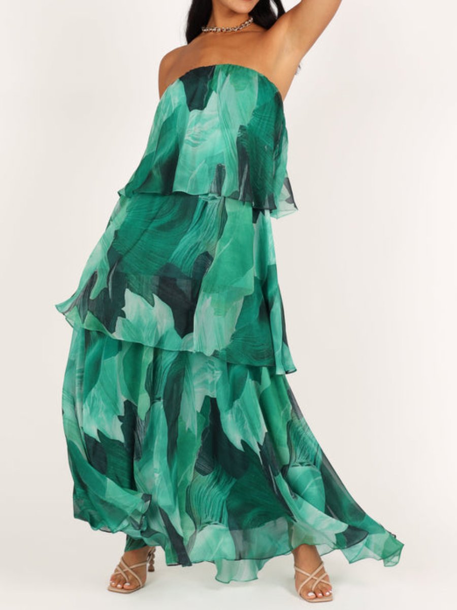 Bloom Strapless Maxi Dress