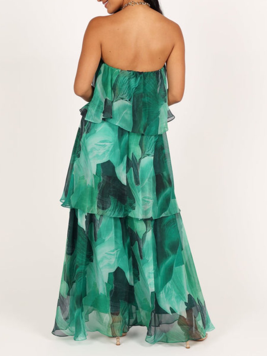 Bloom Strapless Maxi Dress