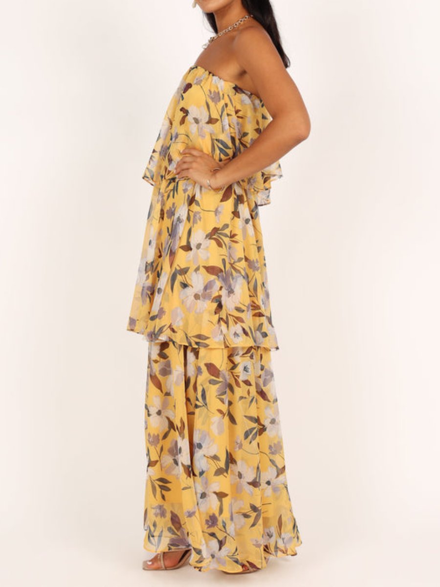 Bloom Strapless Maxi Dress